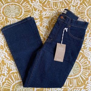 Madewell Cali Demi Boot Jeans 26P Lucille Wash